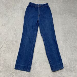 Chemin De Fer Jeans Womens 23 Blue Mid Rise Denim‎ Hippie 70s Vintage